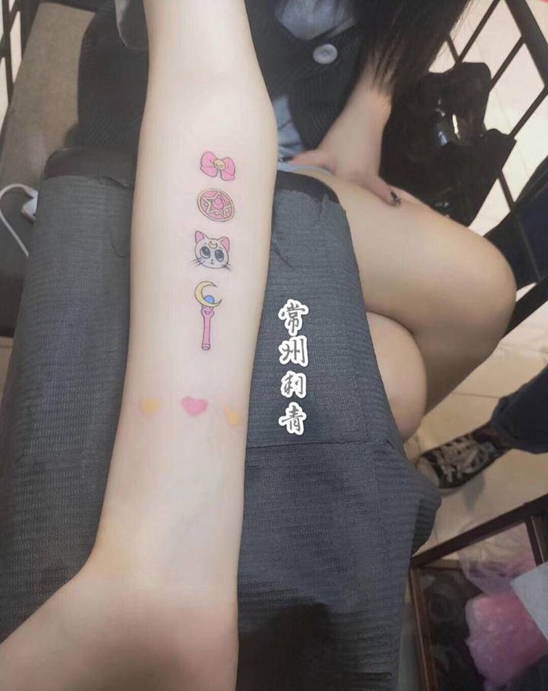 1纹身图片_手臂新传统New School纹身图案