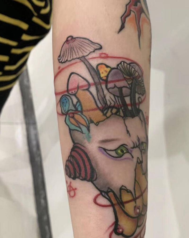 欧美纹身图片_手臂纹身图案