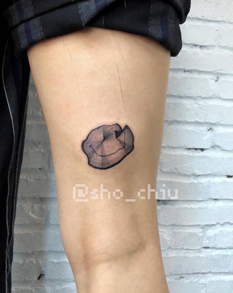 ：）纹身图片_腿部纹身图案