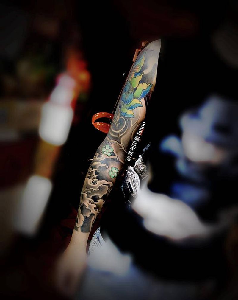 花臂纹身图片_手臂纹身图案