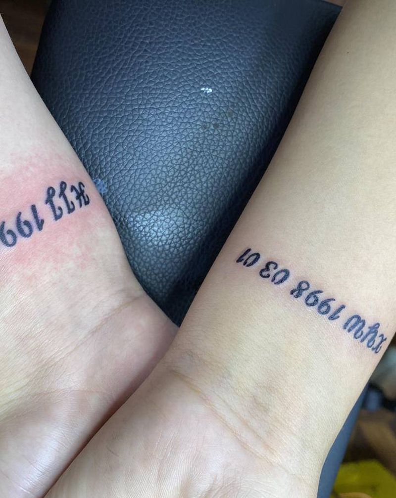 数字纹身图片_手臂纹身图案