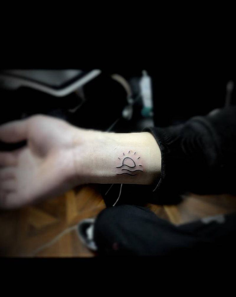 小清新纹身图片_手臂纹身图案