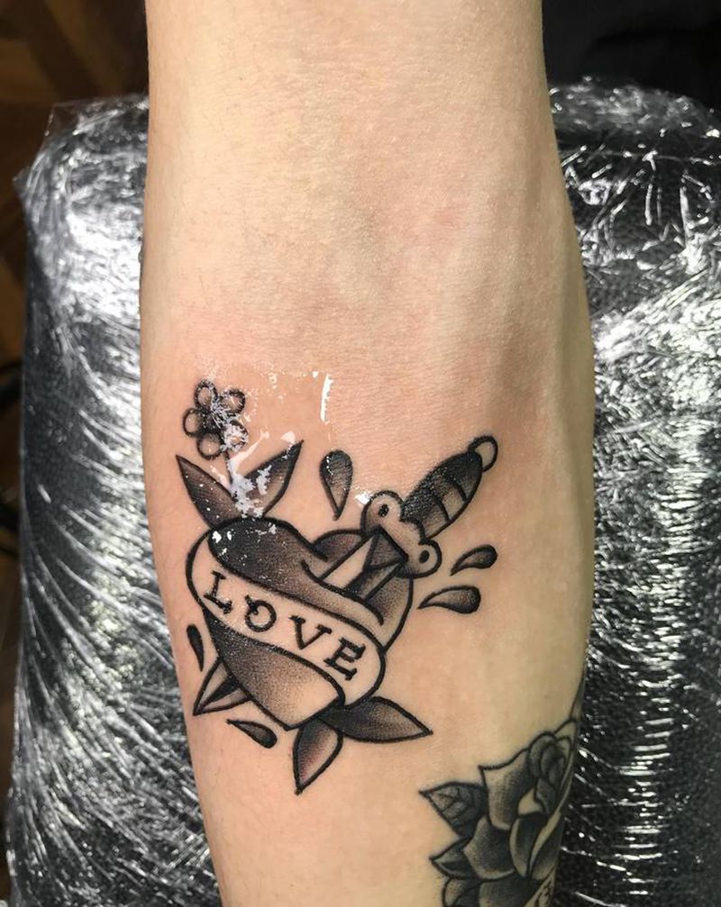 小清新纹身图片_手臂纹身图案