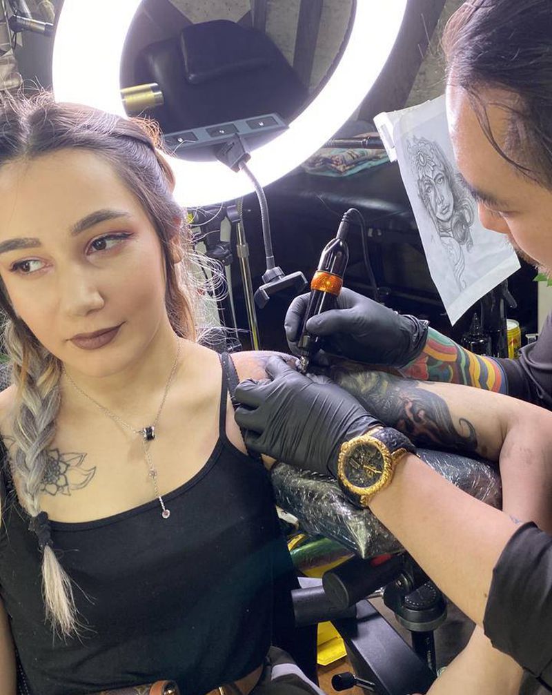 日常纹身图片_手臂纹身图案