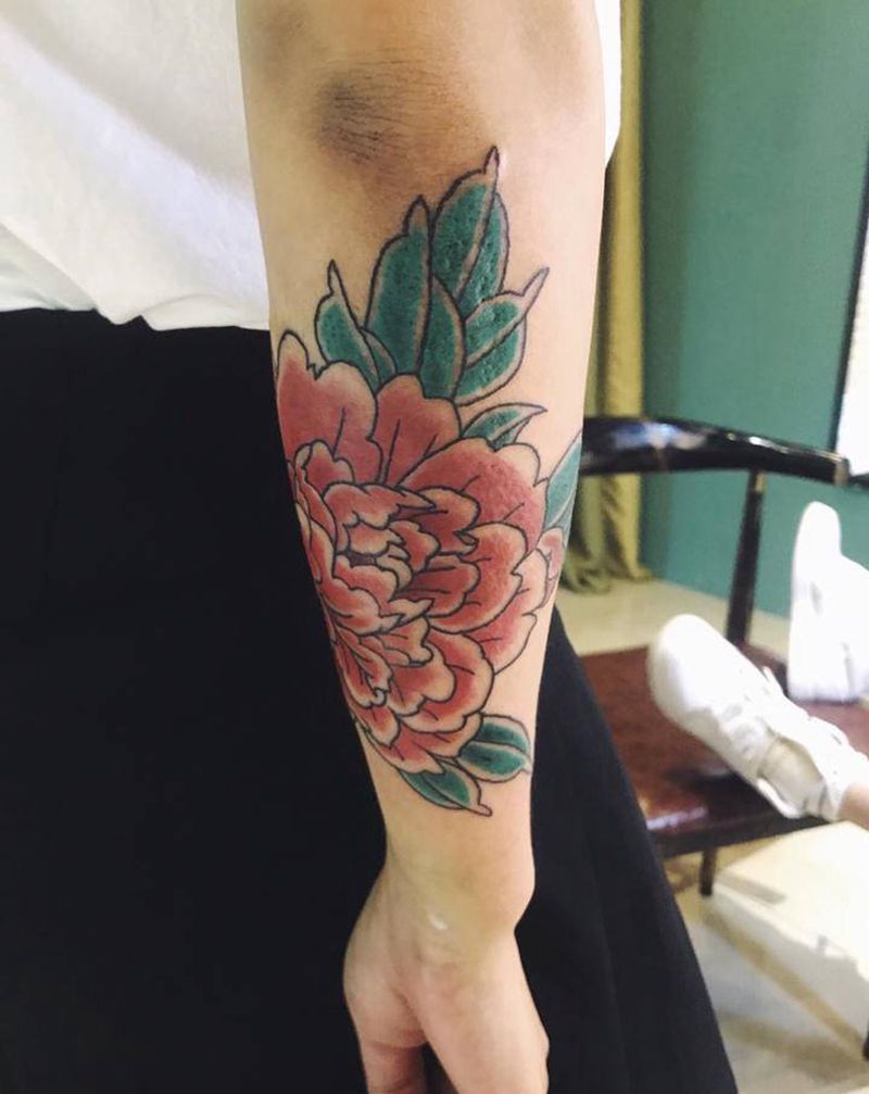 疤痕遮盖纹身图片_手臂纹身图案