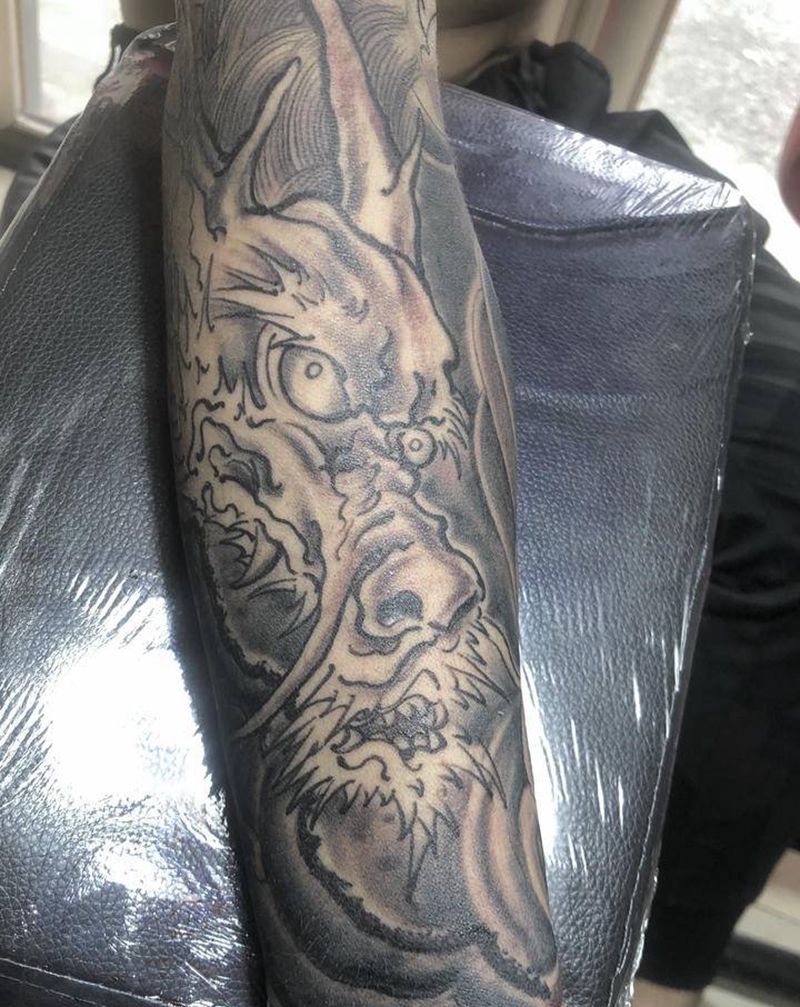 龙纹身图片_新传统纹身图案