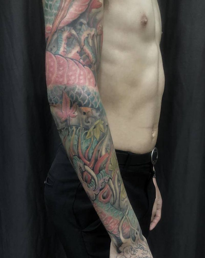 龙纹身图片_新传统纹身图案