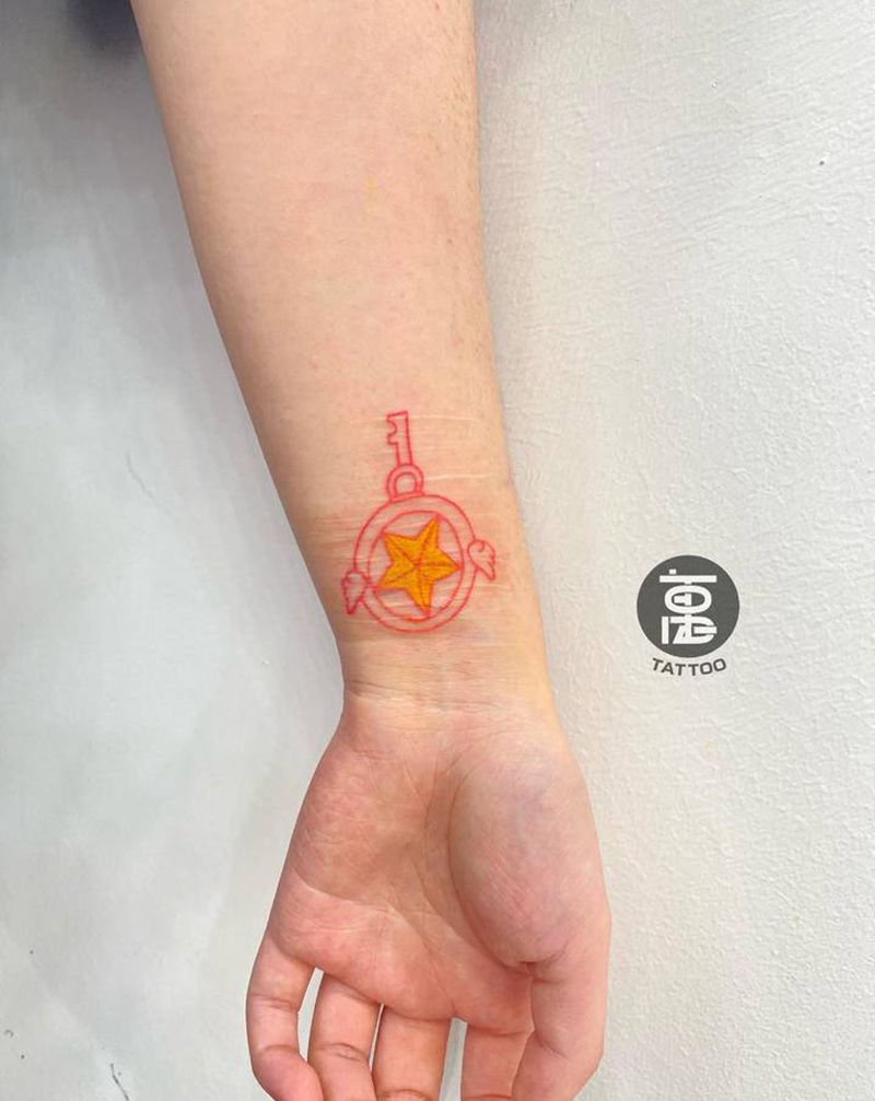 百变小樱纹身图片_手臂纹身图案