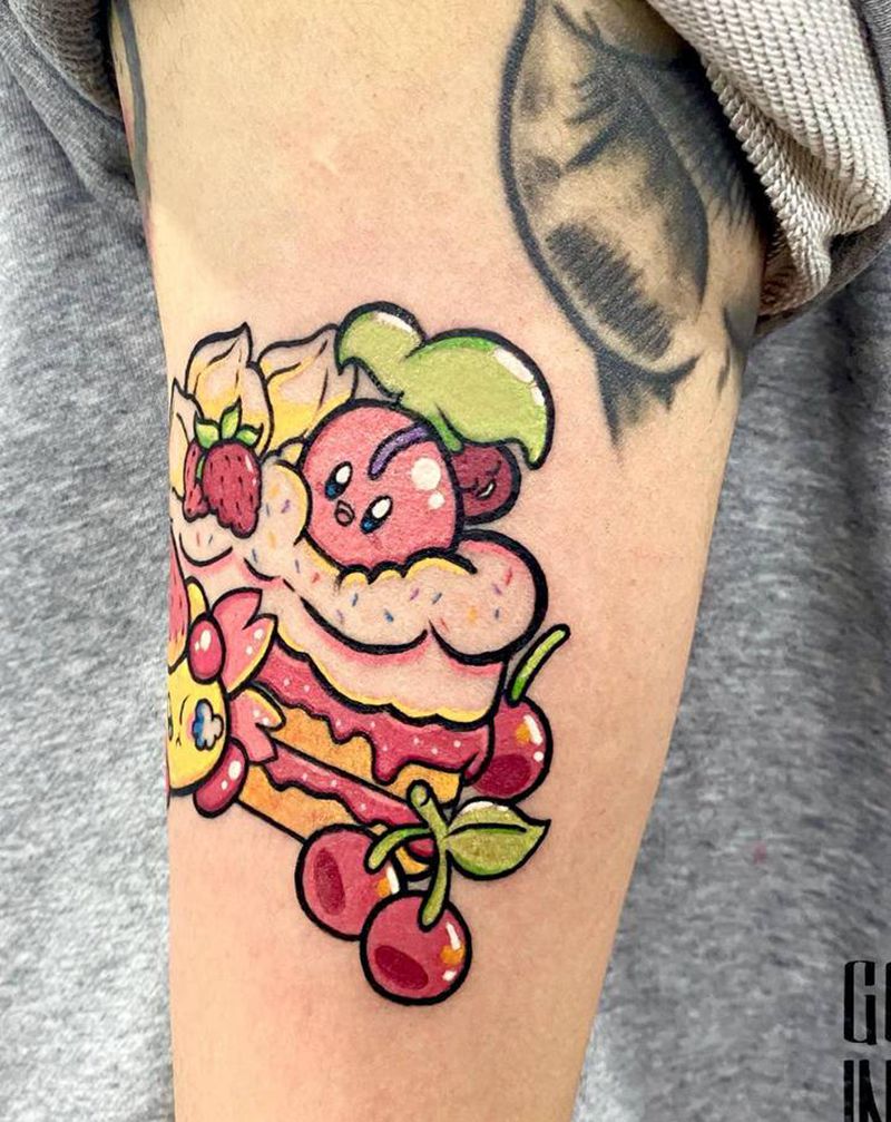 神奇宝贝纹身图片_手臂New School纹身图案