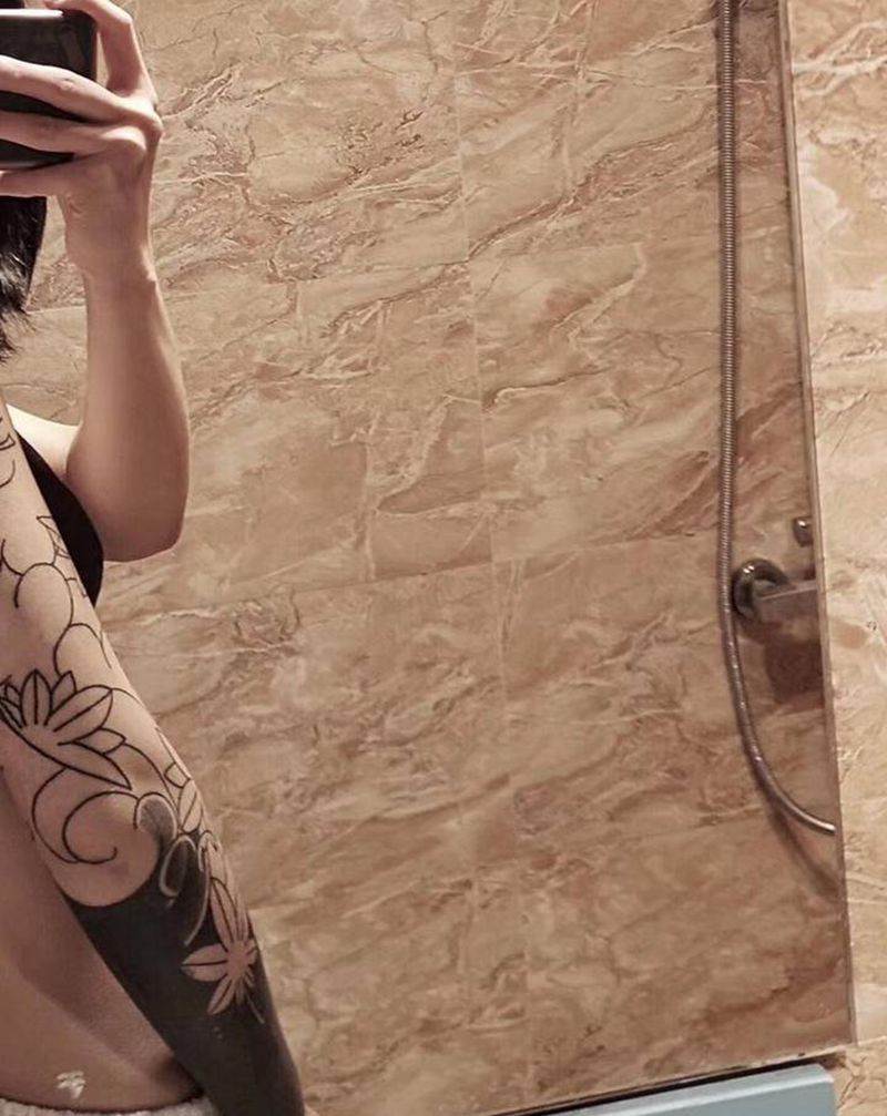 老传统买家秀纹身图片_手臂老传统纹身图案