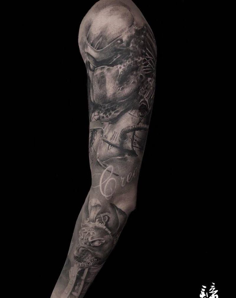 写实纹身图片_手臂欧美写实纹身图案