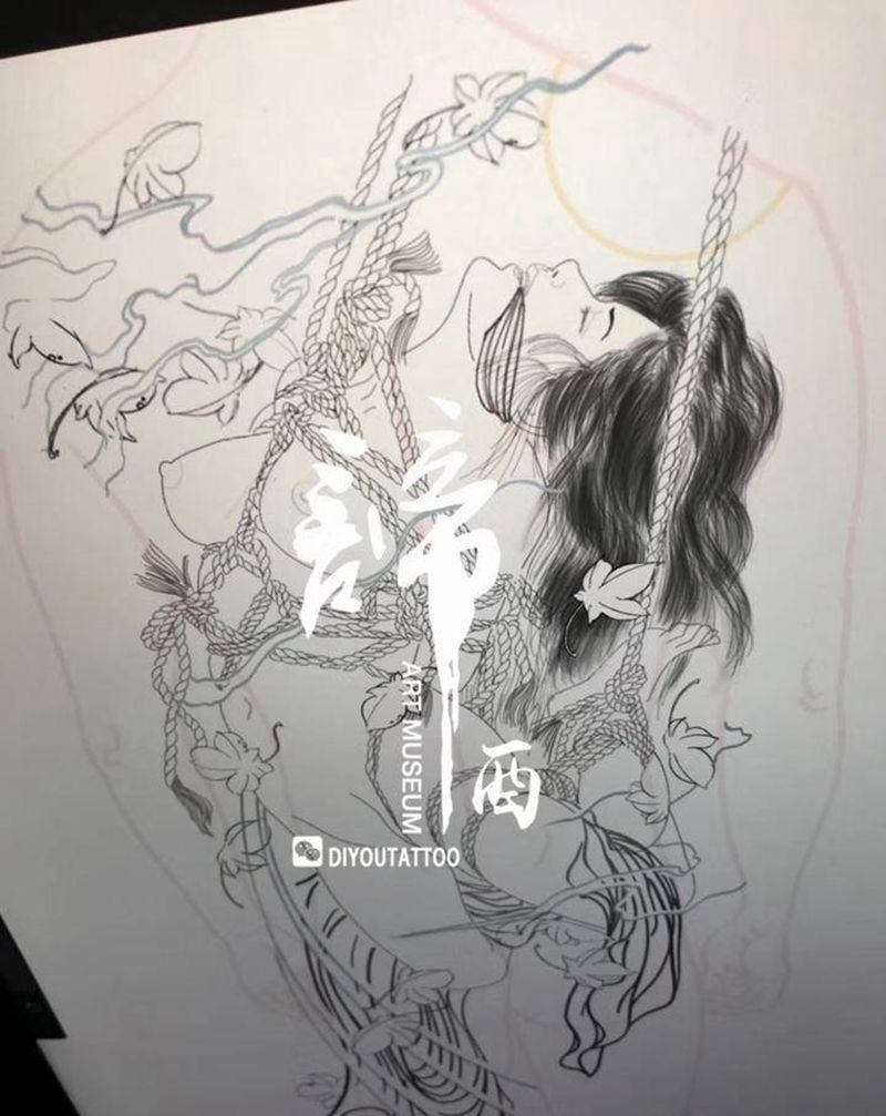 蛮背纹身图片_手臂手部老传统新传统纹身图案