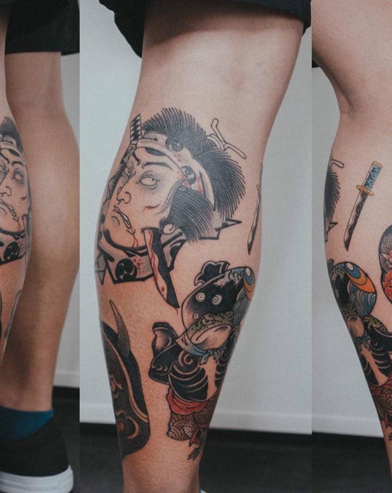 日式小图纹身图片_手臂手部老传统新传统纹身图案