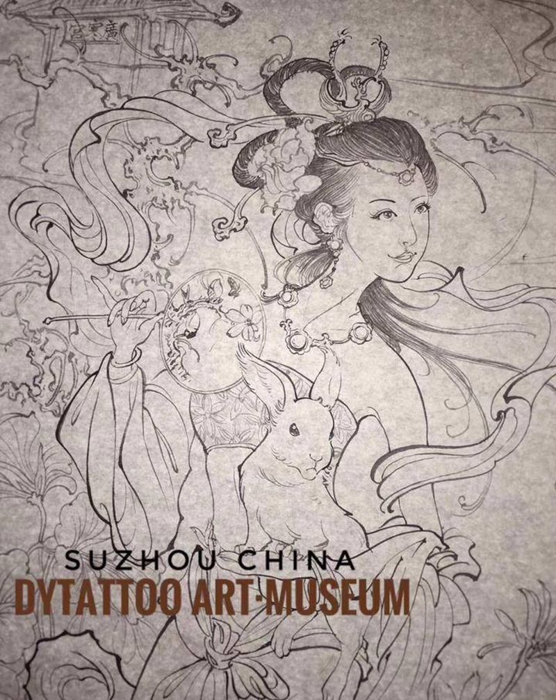 原创纹身图片_臀部手臂老传统新传统纹身图案