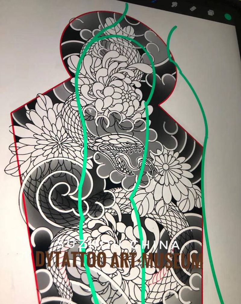 客稿已约纹身图片_手臂手部老传统新传统纹身图案