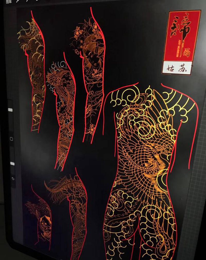 近期作品纹身图片_手臂手部老传统新传统纹身图案