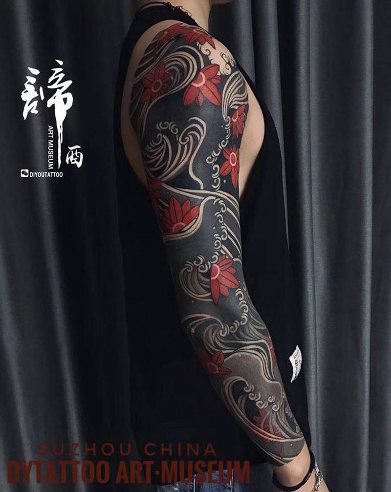 十年前VS十年后纹身图片_老传统新传统纹身图案