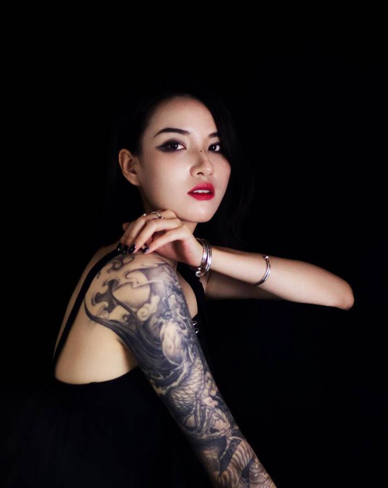 买家秀纹身图片_手臂纹身图案