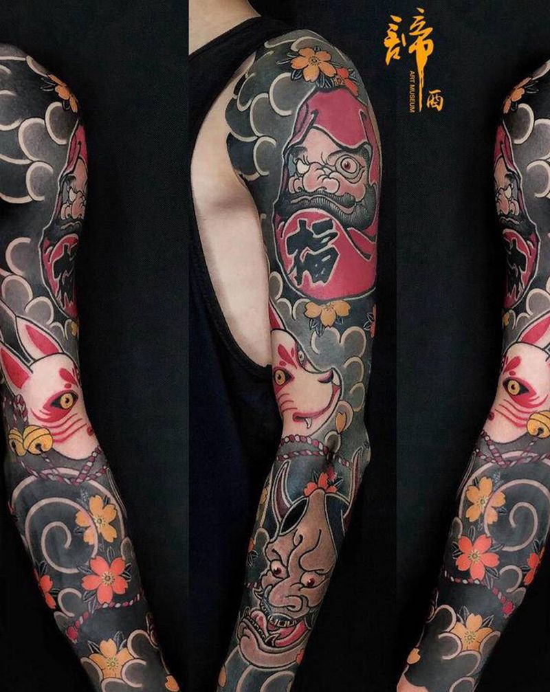 店内作品纹身图片_手臂纹身图案