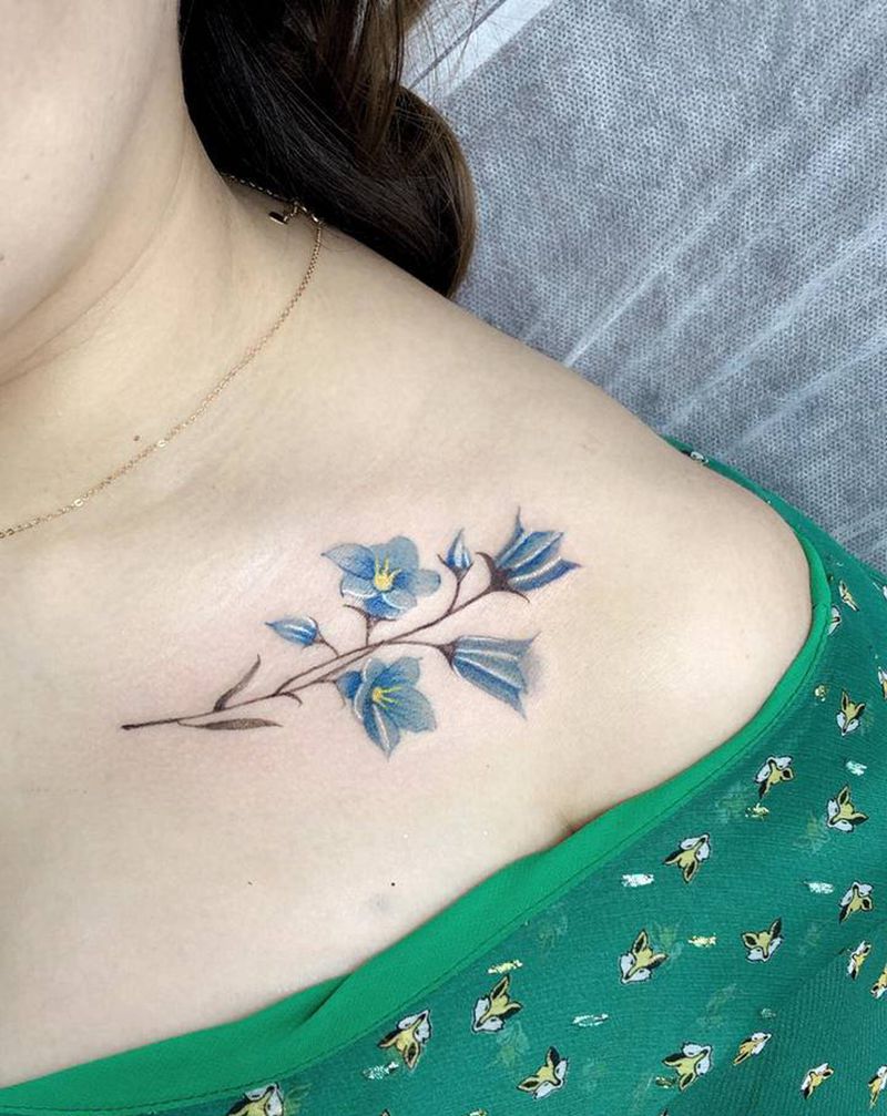 就是小清新纹身图片_胸部纹身图案