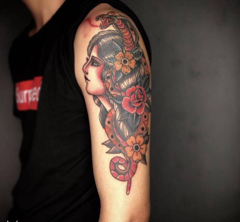 old school纹身图片_Old School纹身图案