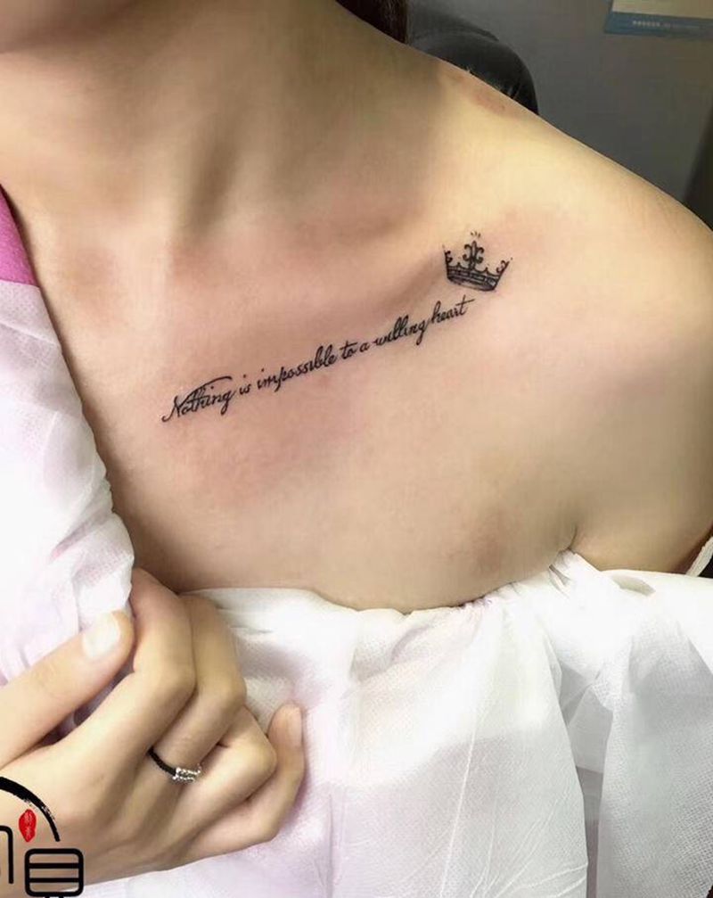 英文纹身图片_肩部纹身图案