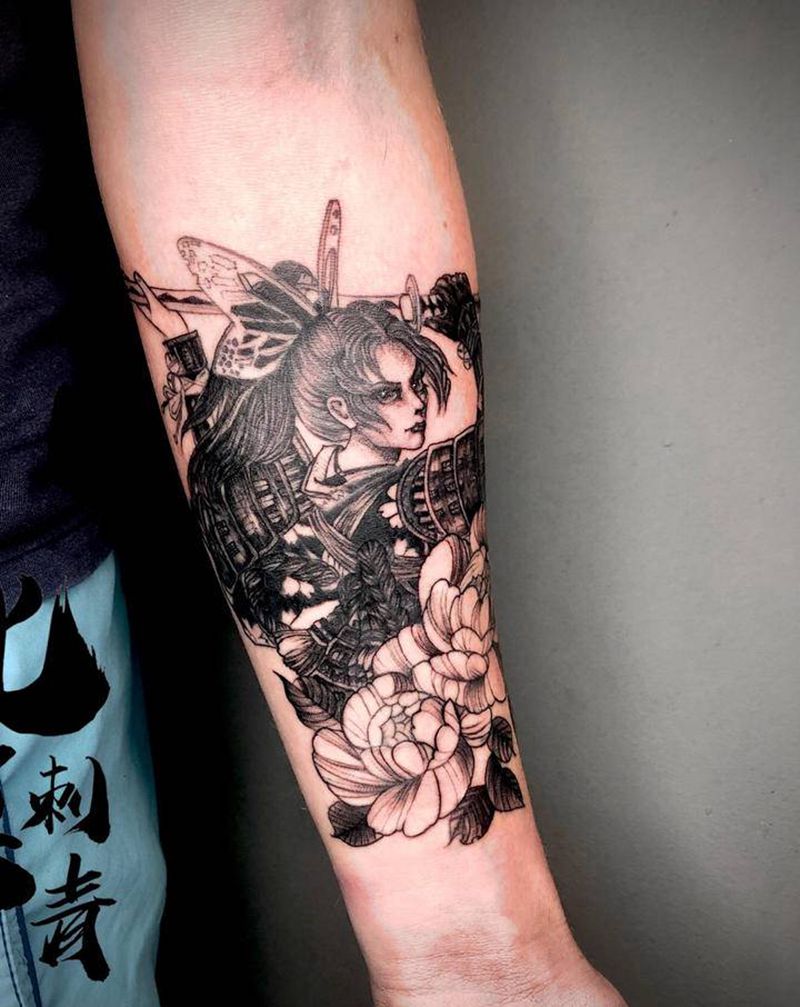 歪果仁爱中国风纹身图片_手臂纹身图案