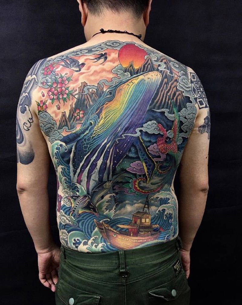 往期作品纹身图片_点刺欧美写实纹身图案