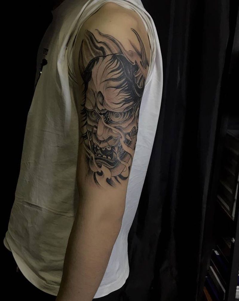 般若纹身图片_手臂纹身图案