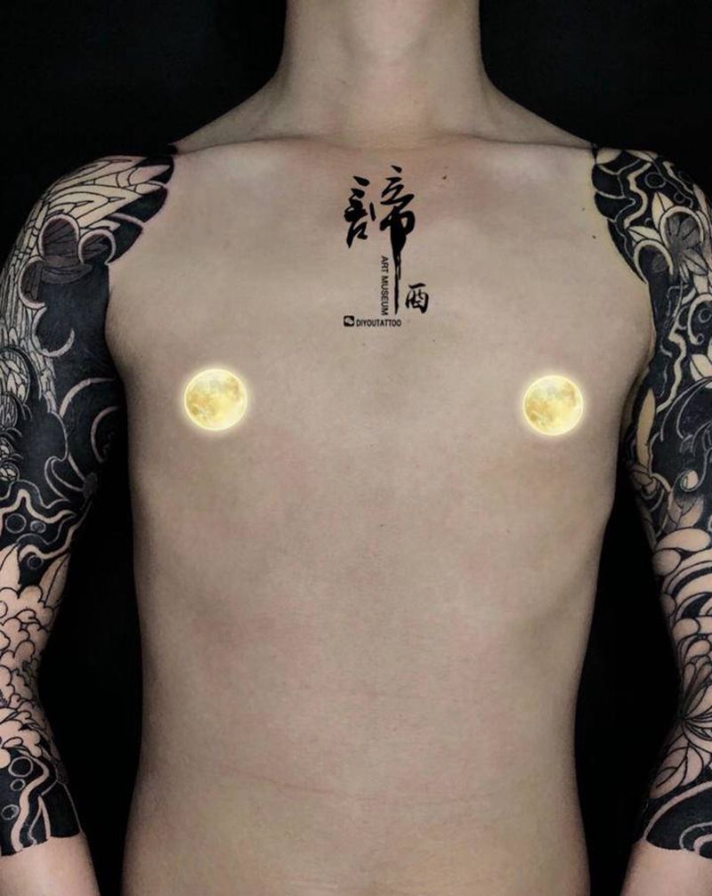 老传统花臂双七分袖纹身图片_手臂老传统纹身图案