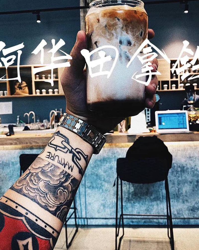 臂环纹身图片_手臂Old School纹身图案