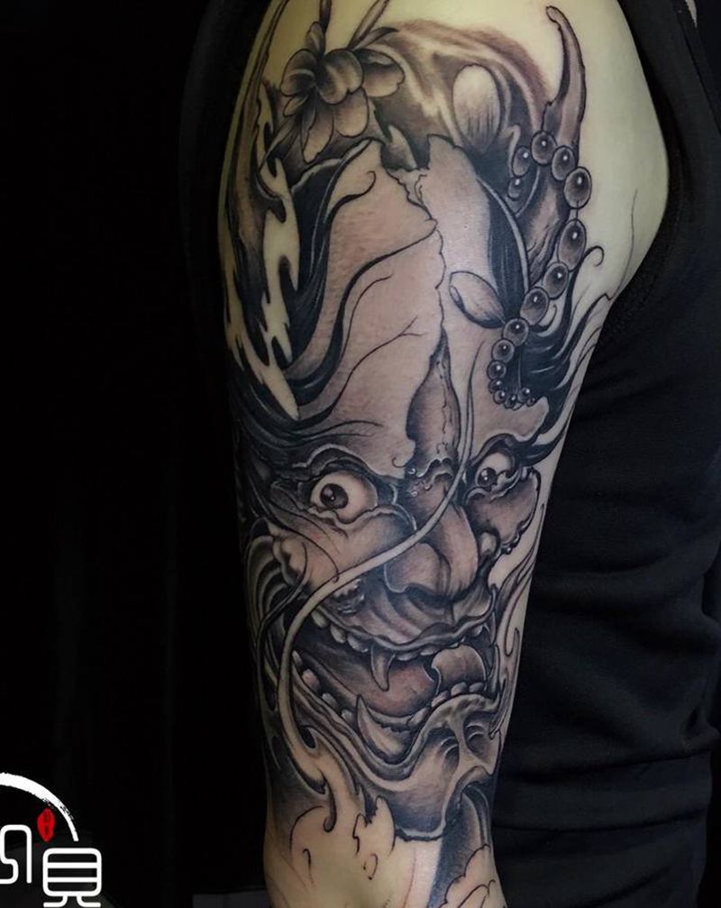 般若纹身图片_手臂纹身图案