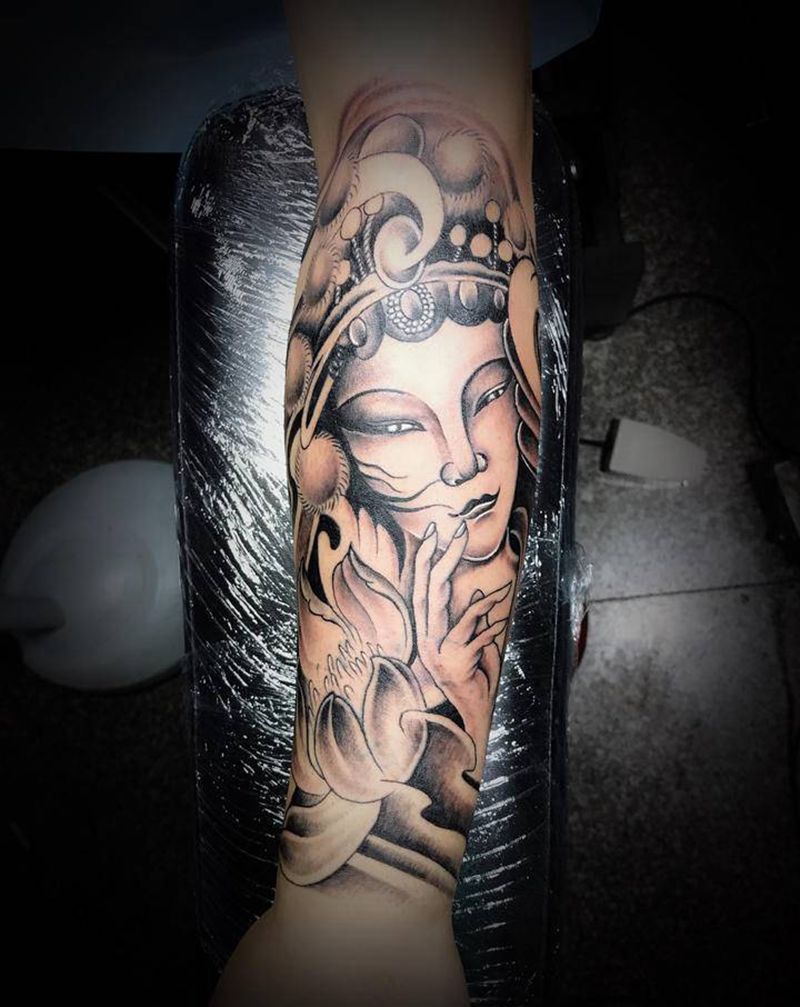 花旦纹身图片_手臂纹身图案