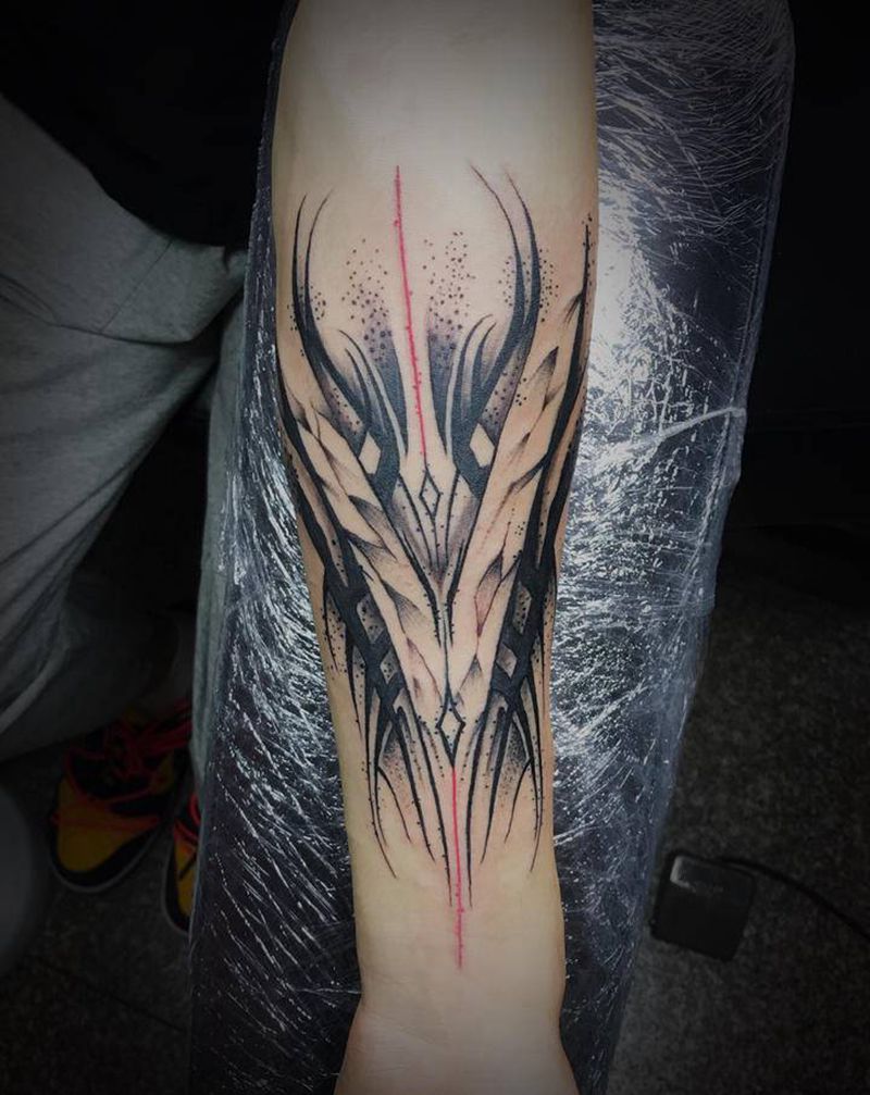 图腾纹身图片_手臂纹身图案