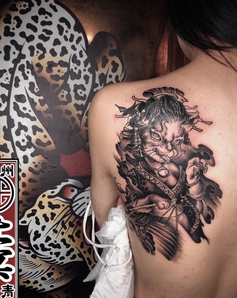 遮盖纹身图片_新传统纹身图案