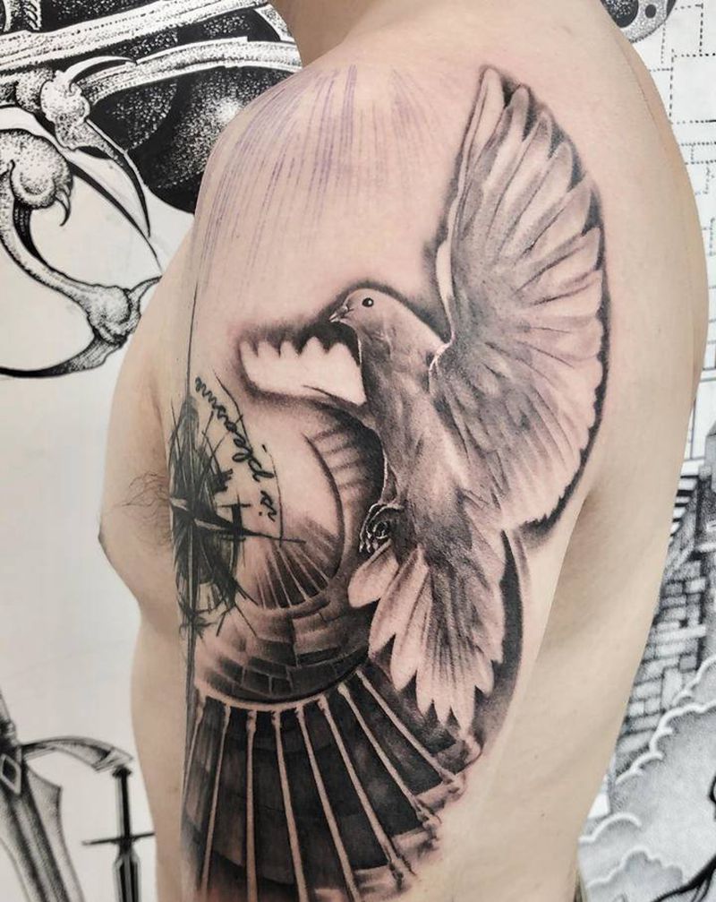 未完成纹身图片_手部欧美写实纹身图案