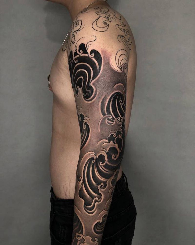 传统 最有生命力最纯粹的纹身!纹身图片_手臂老传统纹身图案