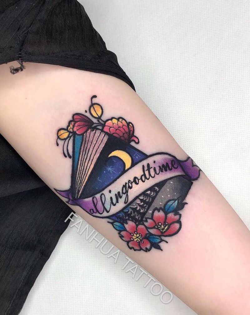 new school小图纹身图片_手臂New School纹身图案