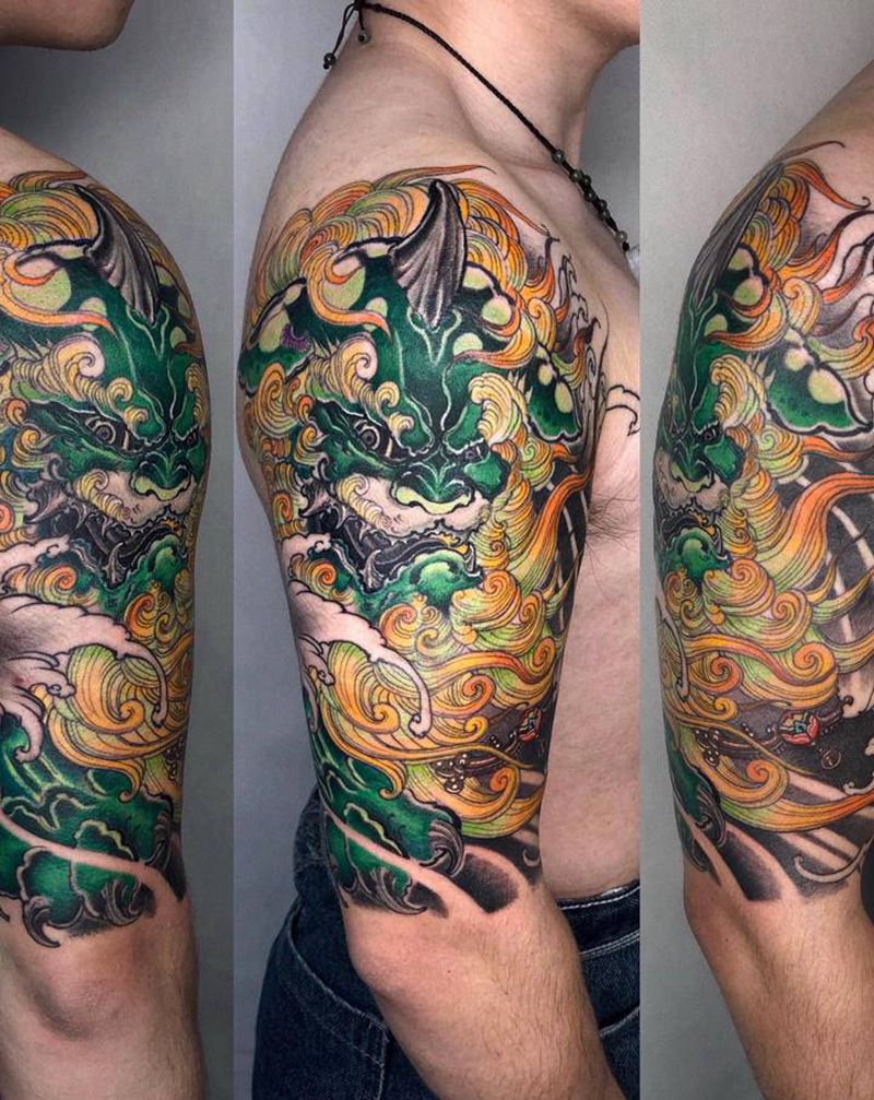 一枚纹身图片_手臂纹身图案