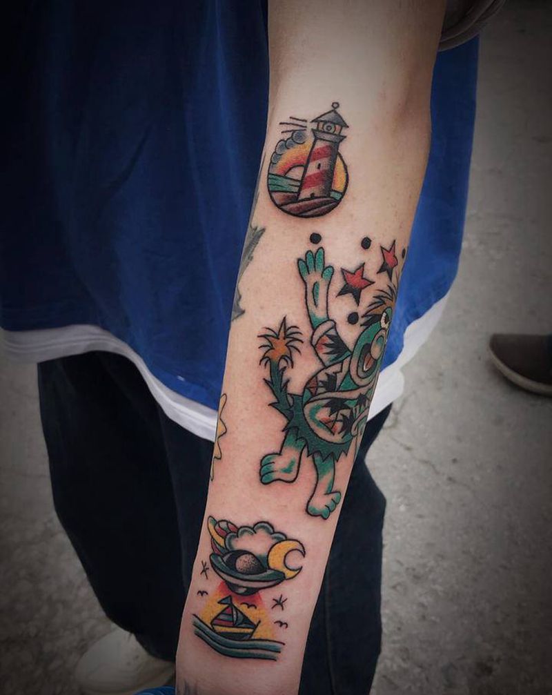 Odesgool纹身图片_手臂纹身图案