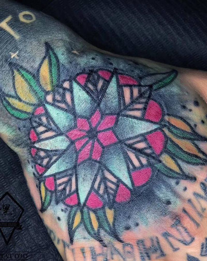 手背修改纹身图片_手部纹身图案