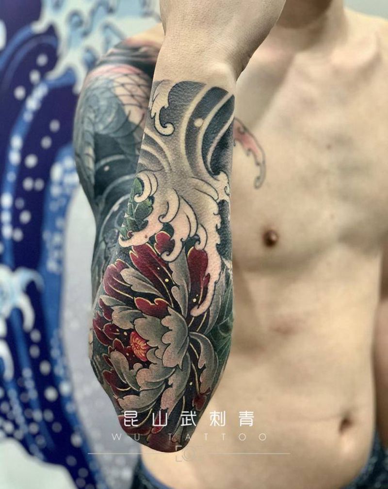 覆盖作品纹身图片_手臂纹身图案