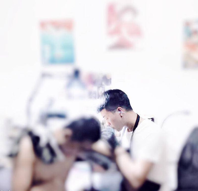 拼接花臂纹身图片_New School纹身图案