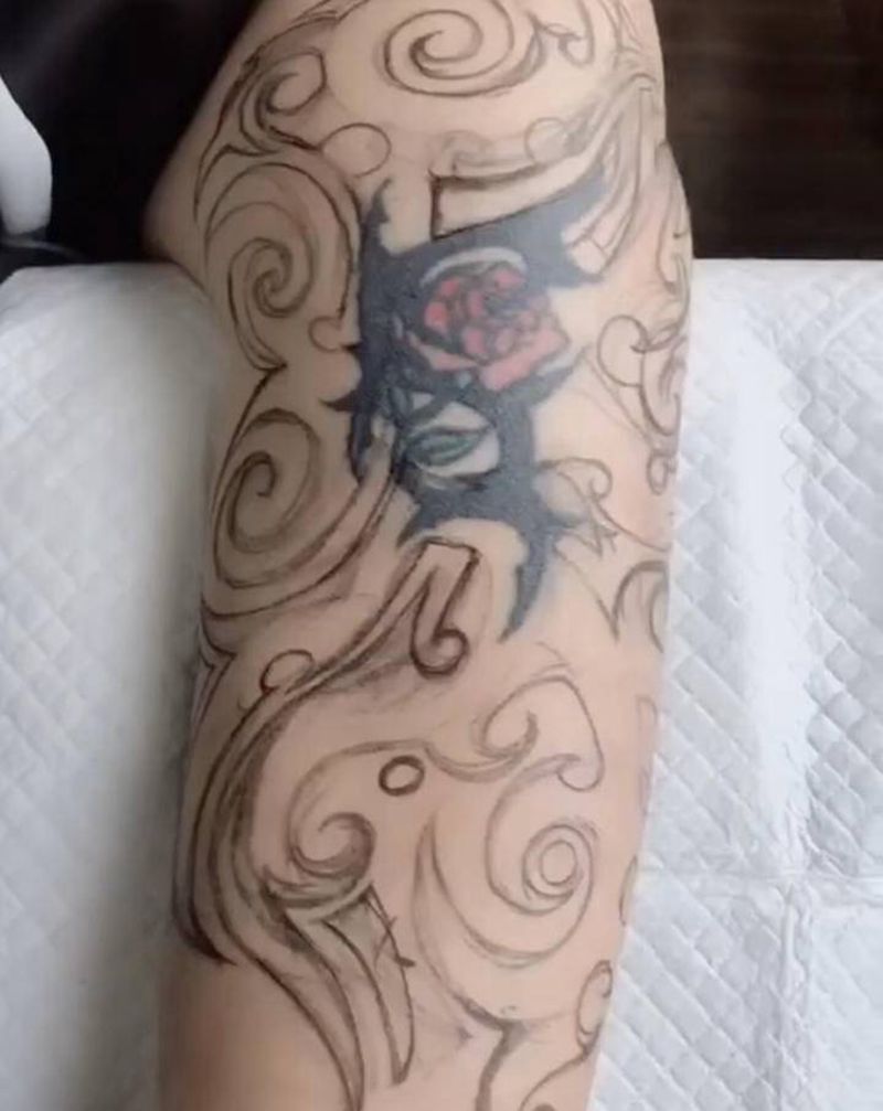 图腾纹身图片_手部手臂图腾纹身图案