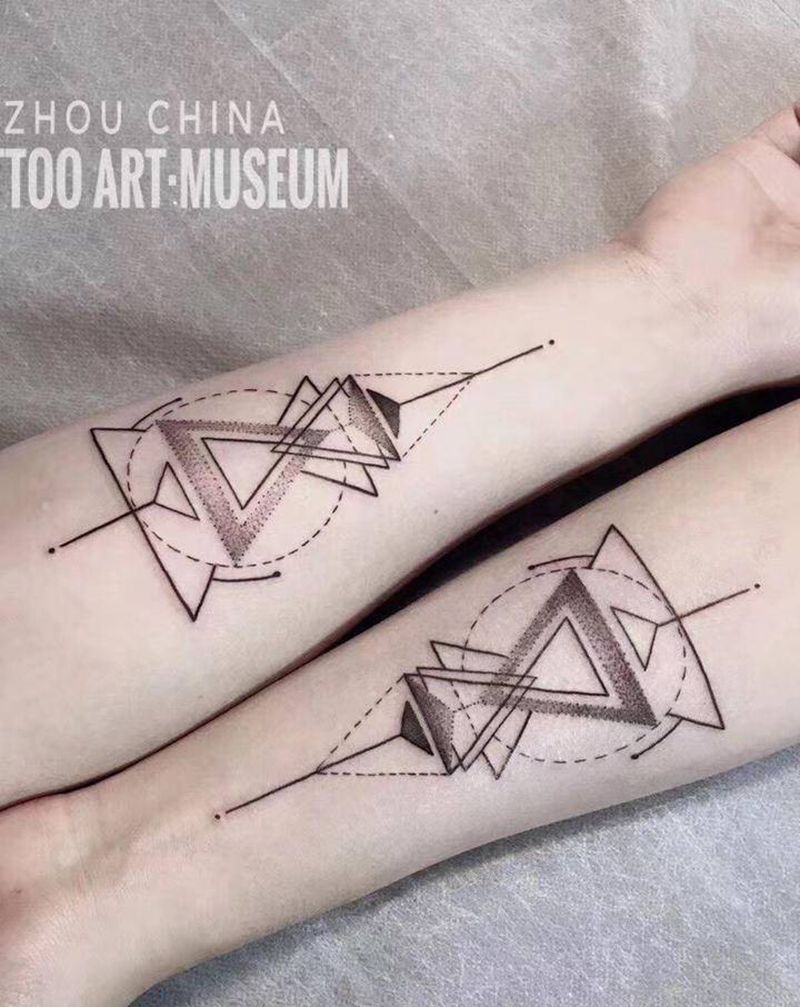 情侣纹身纹身图片_手臂纹身图案