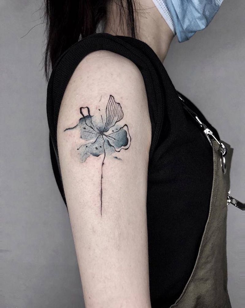 水彩纹身图片_水彩纹身图案