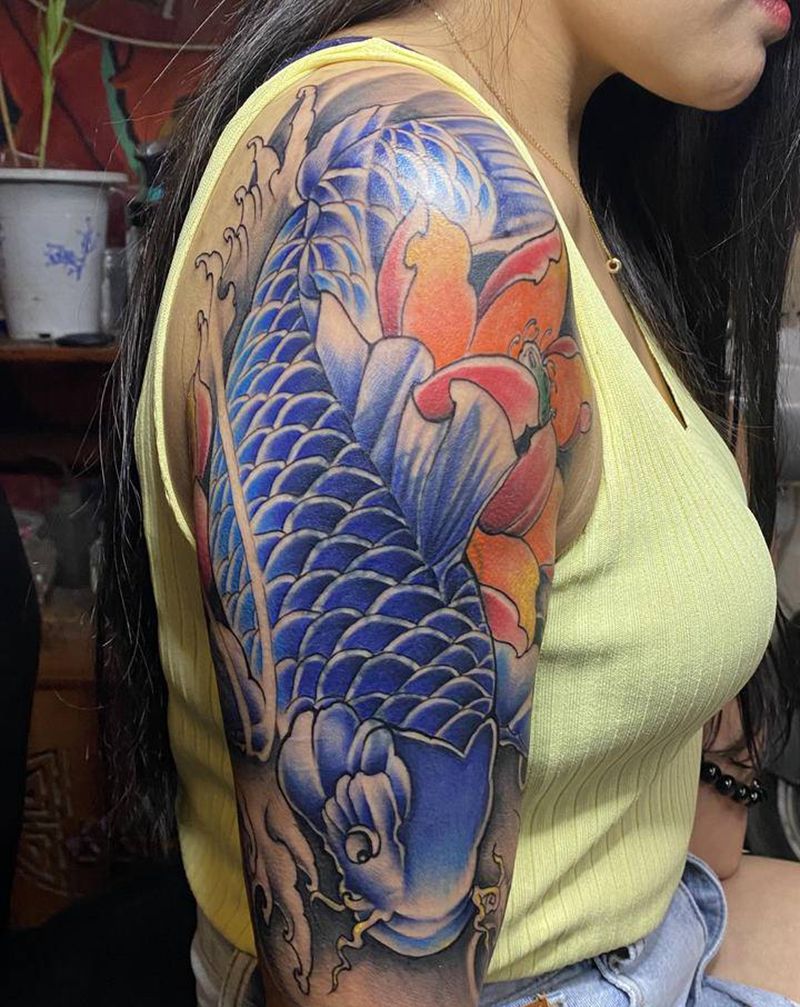 遮盖图腾纹身图片_新传统纹身图案