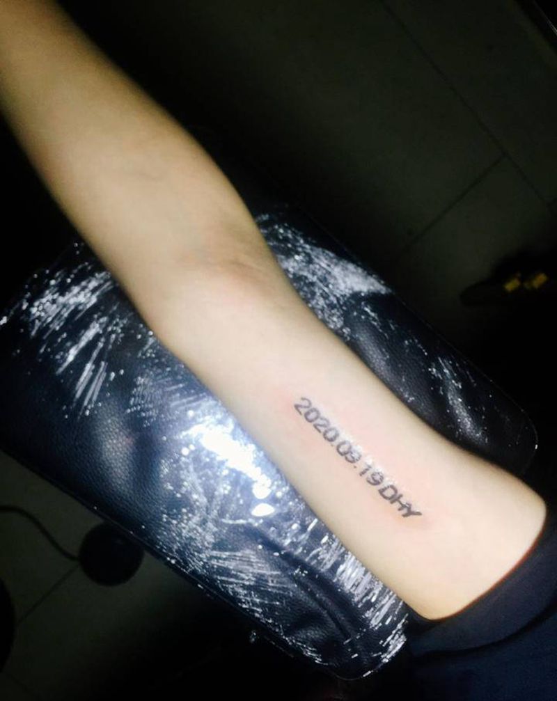 小清新纹身图片_手臂纹身图案