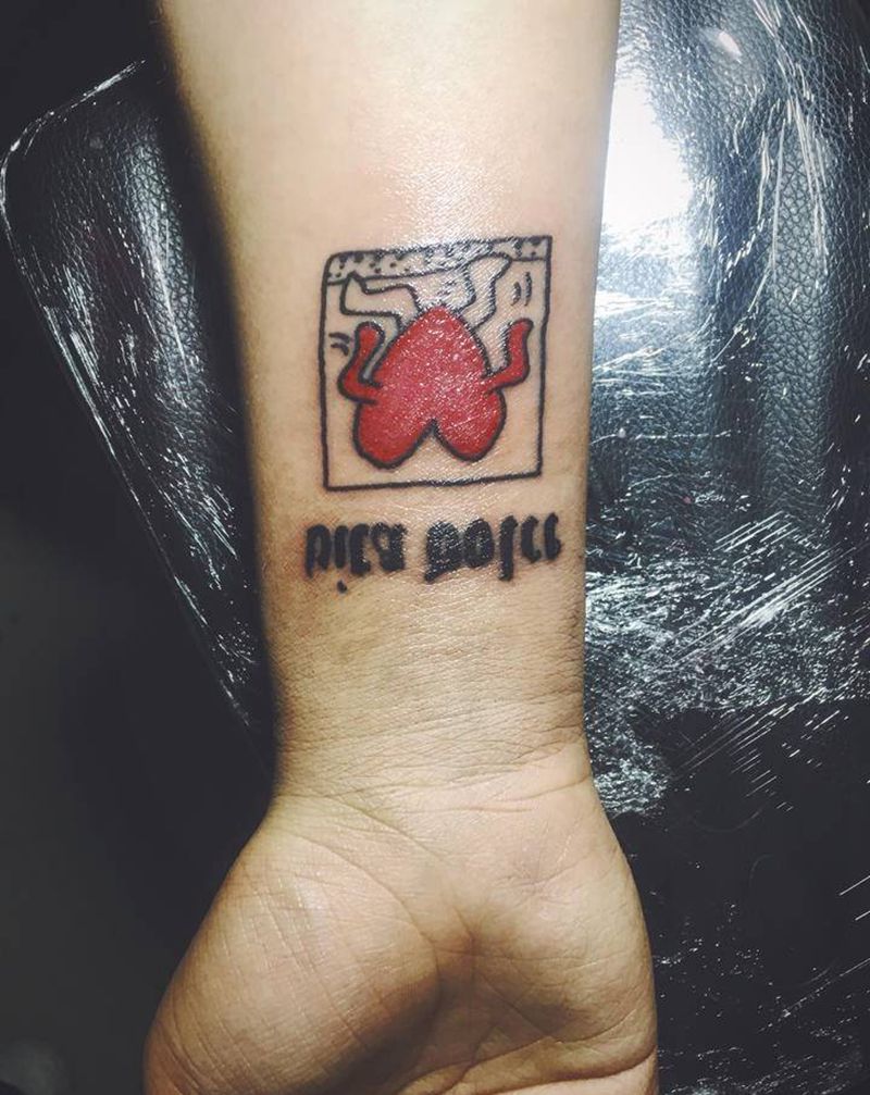 奔跑的心纹身图片_手臂纹身图案