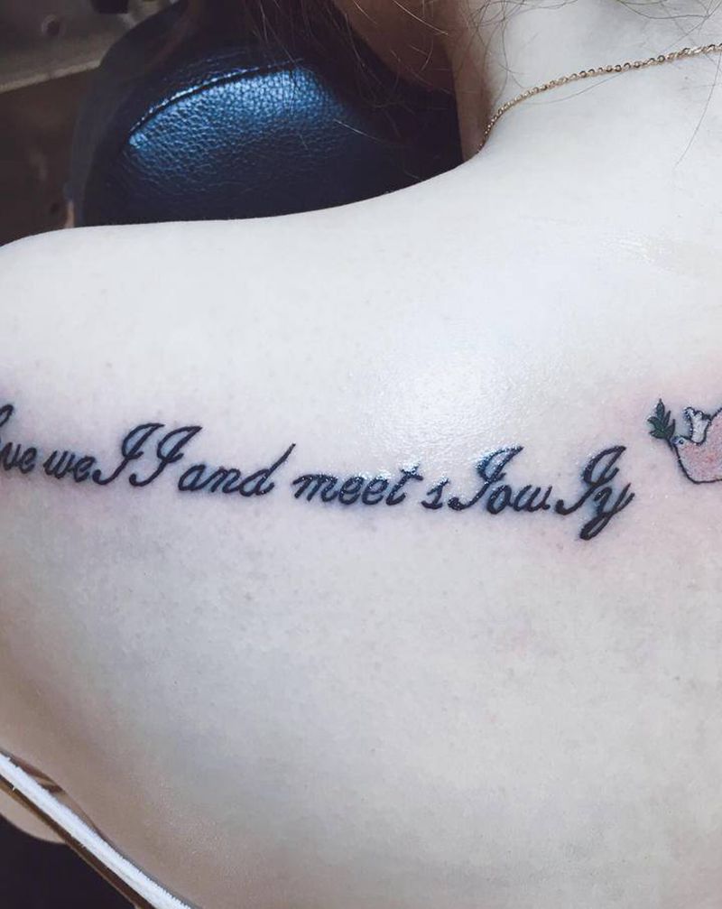 英文纹身图片_背部纹身图案